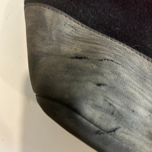 Tommy Hilfiger Wool Color Block Satchel Tote Structured Handbag Rare Preppy - Picture 8 of 8